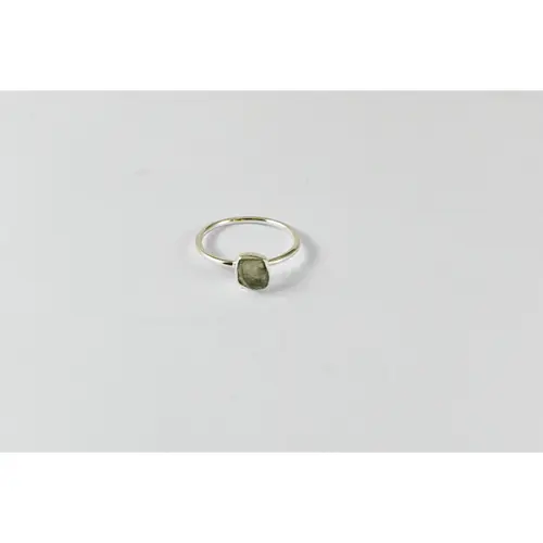 Handcrafted Sterling Silver Moldavite Ring - Intuitively Chosen for Adults, 1.0-1.4g, Ideal for Spiritual Transformation & Spiritual Awakening