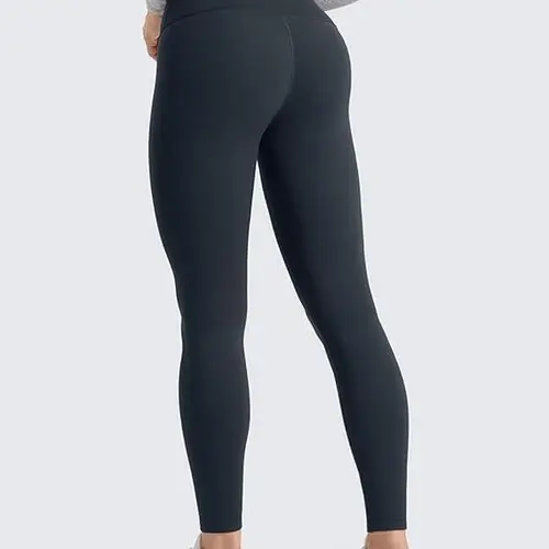 CRZ YOGA Womens Fleece Lined Leggings 25''/ 28''- Matte Winter Warm Thermal High Waisted Pants Casual Lounge Yoga Workout