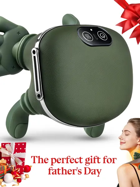 Omumax 2026 Upgraded Version Shoulder Massager Electric Cervical Massager Bionic HandHeating Wireless Portable 3D Kneading Massage for Pain Relief deep Tissue，Leg Neck & Back Massager & Lightweight Gift,sohochic