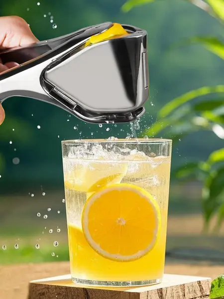 【AREL】Stainless Steel Citrus Juicer, Handheld Lemon Squeezer, Home Essential,sohochic