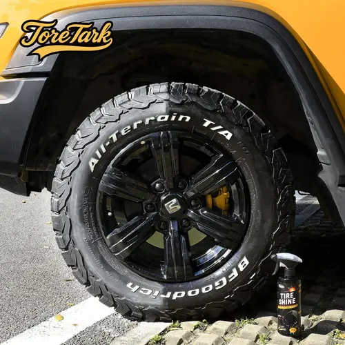 TORETARK Tire Shine Spray (16 oz) - Hydrophobic Tire Coating, Spray Tyre Care with UV Protection, High-Gloss Finish Brightens Your Ride, Long-Lasting Care Between Washes, Stain-Resist Coat