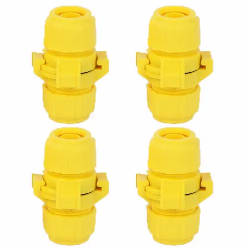 4 Pcs 4 Points 6 Points Universal Hose Adapter for Pipe Tubes Quick Connector Connect Repair Garden Watering Wash Car Rotate Buckle Connection