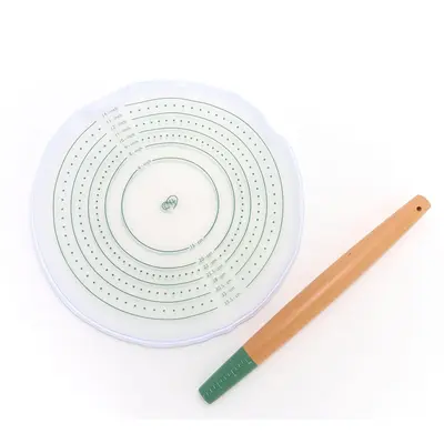 Carla Hall Silicone Dough Rolling Bag & Tapered Rolling Pin