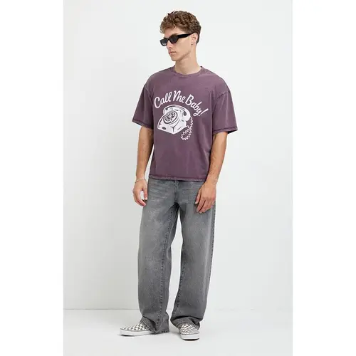 Pacsun Men's Dylan Baggy Jeans Light Gray