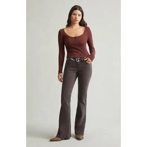 Pacsun Women's Jade Low Rise Bootcut Jeans Brown