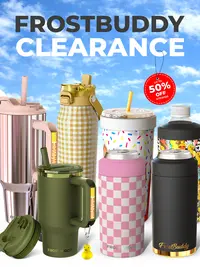 Frost Buddy Clearance - Various Stainless Steel Drinkware - Double Wall Vacuum Sealed Tumbler - Cold 12+ Hours - Hot 8+ Hours
