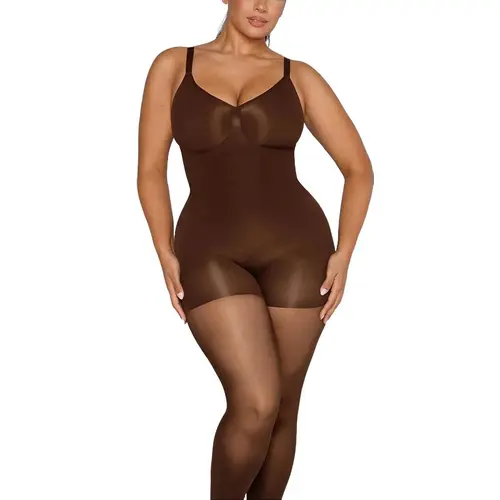 Shapellx MistWeave Skin Flow Full Coverage Bodysuit Sales Black Basic