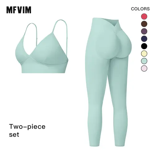 Women's 2-Piece Solid Color Cut-Out Backless Tank Top & High-Waist Leggings Set, Breathable Sporty Women's Gym Wear for Yoga, Workouts, Summer Valentine's Day Gift for Ladies, Workout Sets Women, Woman 2 Piece Set,back to school,back to school haul