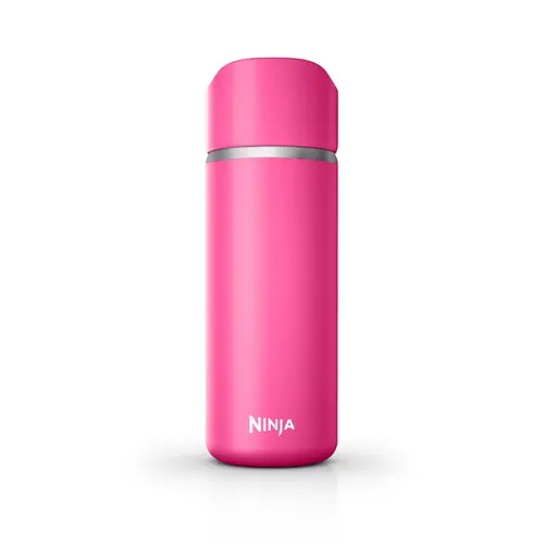 Ninja Sip Perfect 16oz Travel Mug, Fuchsia Pink Vacuum Insulated Flask Tumbler - DW1613BP