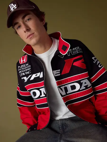 HONDA Tribute Mens Racer Jacket