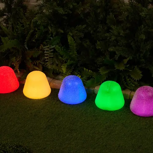 Mr. Christmas Set of 5 8" Gumdrop Pathway Lights