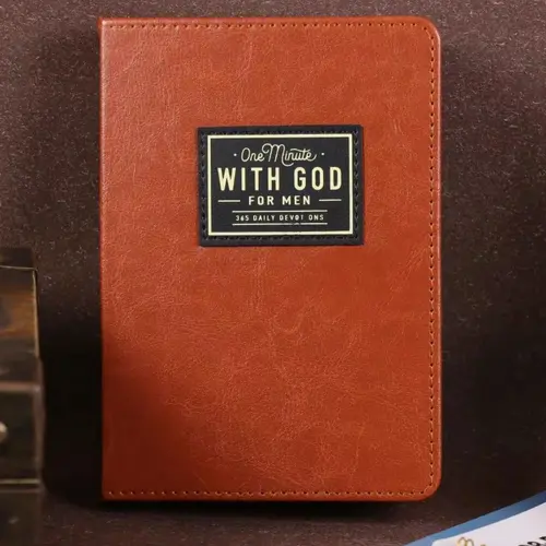 One Minute with God for Men, 365 Days Devotional Journal, Portable Daily Reflections Book, Perfect Gift for Holidays Birthdays Christmas New Year, Self Improvement Journal,sohochic
