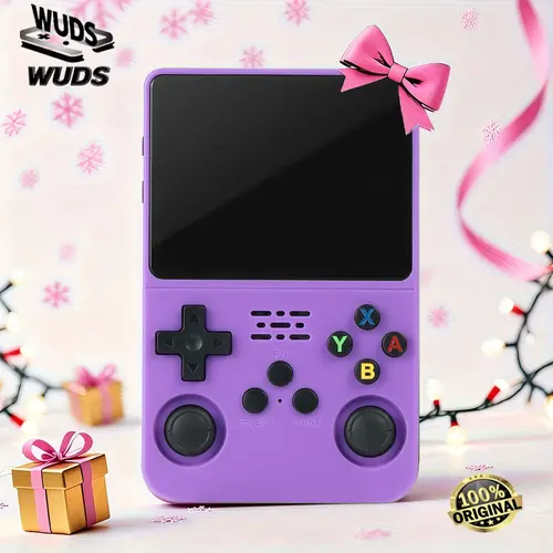 WUDS R36S Handheld Console, 3.5‑Inch Screen 3000mAh Rechargeable Battery 64G TF Cards for Teenage Boy Gifts, Mens Gifts,back to school,back to school haul,sohochic