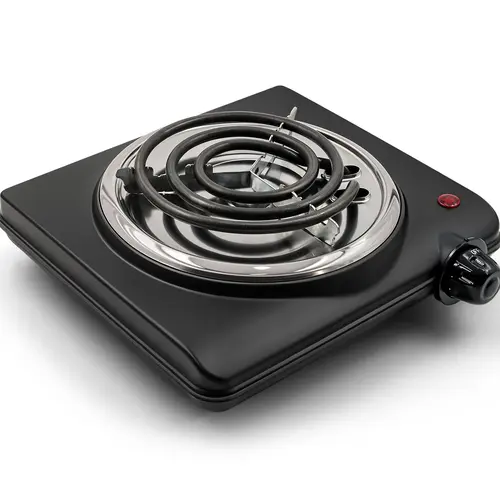 Elite Cuisine Single Coiled Electric Burner Hot Plate