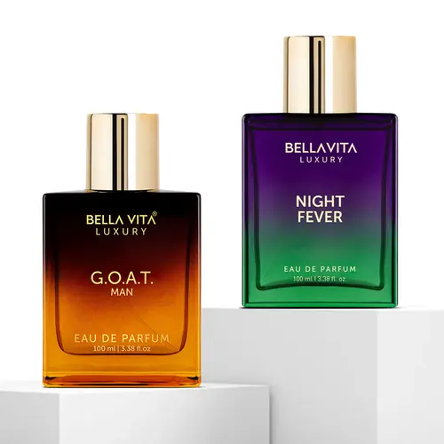 Beast After Dark by bellavita Luxury | Perfume Combo Gift Set | 2×100 ml | GOAT & Night Fever | Long Lasting Eau De Parfum | Vegan & Cruelty Free