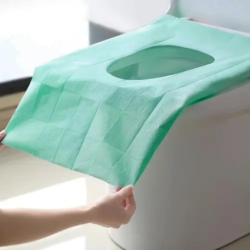 50pcs Disposable Toilet Seat Covers, Toilet Seat Covers Disposable Travel Size 50pcs Disposable Toilet Seat Covers, Gentle Toilet Seat Protectors for Home Bathroom Hotel Salon, Bathroom Accessories, Adults and Kids Room Accessories.#Summervibes