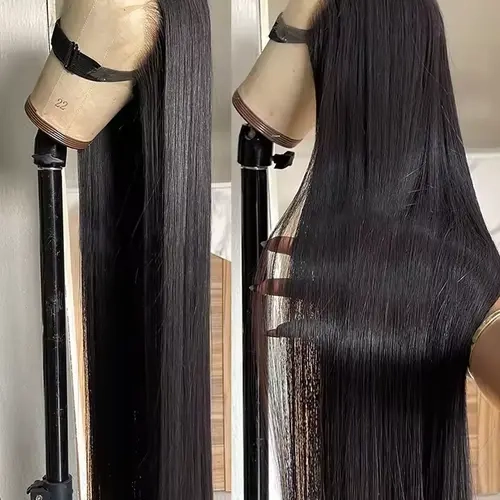 BLING HAIR Female Brazilian Straight Human Hair Wig, 180% Density Glueless HD Transparent 13x4/13x6/360 Lace Frontal, Natural Black 1B, Long-Lasting Durable Fashion Accessory, Glueless Hd Wigs, Wigs Human Hair,sohochic