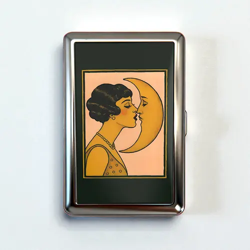 10 Styles Metal Wallet - Vintage Card Holder Trinkets Box Tin Versatile Case Business Card ID Holder