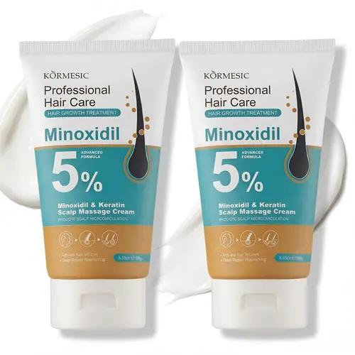 [Buy 1 Give 1]KOEMESIC 5% Minoxidil & Keratin Scalp Massage Cream Hair Growth Treatment for Men & Women Nano Foam Essence Easy Absorb Scalp Refreshing Haircare Buy 1 Get 1 Free,back to school#backtoschool,sohochic