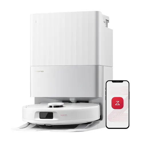 Roborock Qrevo S5V Robot Vacuum and Mop - 12000Pa Suction, Wi-Fi, Automatic Self-Emptying, Self-Cleaning, Mop Washing, FlexiArm Edge Mopping, Warm Air Drying, Hard Floor Cleaning, Cleaning Upgrade, Clean Floors Solution #Sohochic #roborocknewarrives