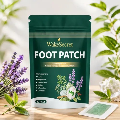 Relax & Sleep Well with WakeSecret toxic Foot Patches – Herbal Detox Pads for Stress Relief, Gentle Warming Comfort & Overnight Foot Care | Infused with Ashwagandha, Lavender, Magnesium, GABA, Zeolite, L-Theanine B Solution Hea, Selfcare, Mellowsleep,soho