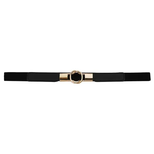 BloomChic Women's Regular Elastic Stretch Waist Belt - Adjustable Twist Alloy Buckle Belt with Buckle, Casual Modern Waistband for Flattering Summer Dresses, Adults' Fashion Accessories for Women，SohoChic