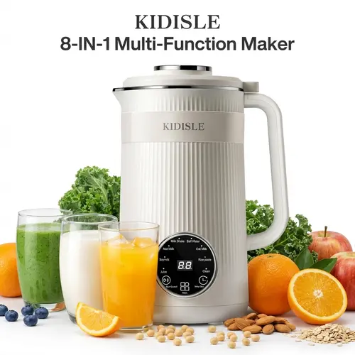 32oz Nut Milk Maker & Juicer | Automatic Plant-Based Milk Machine for Almond/Oat/Soy | Self-Cleaning, Delay Start, Keep Warm | 8-in-1 Juicer & Soymilk MakerSummerVibes,home essentials,sohochic