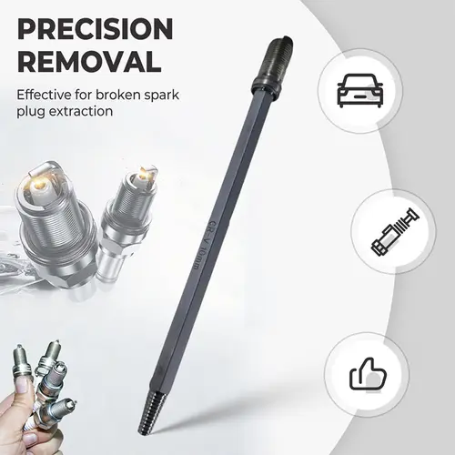 Upgraded Broken Spark Plug Remover - Universal Car & Motorcycle Spark Plug Socket, Portable Easy-Installation Removal Car Tool for Outdoor Use, Car Tools,toolupgrade