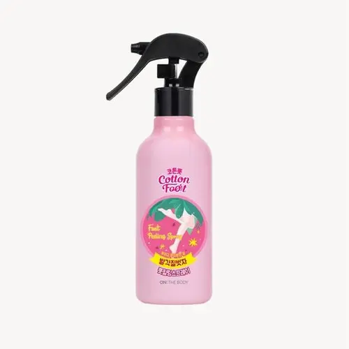 On: The Body Cotton Foot Foot Peeling Spray
