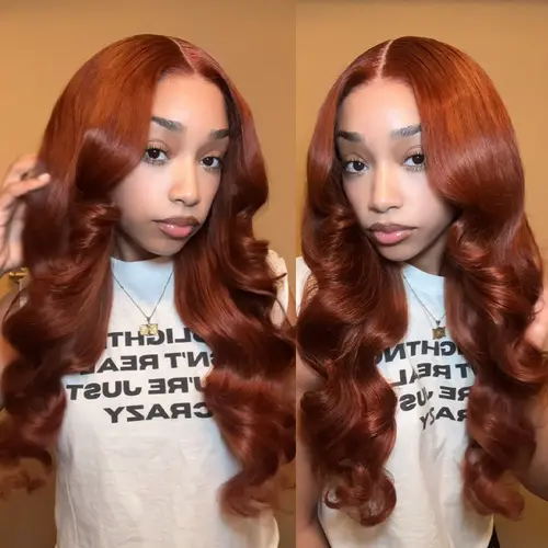 ISEE HAIR 7x5 Wear Go Reddish Brown Pre-Layered Cut Body Wave Wig Pre-Cut Lace & Pre-Plucked Natural Hairline Glueless Human Hair Wig #SoHoChic #TikTokShopBackToSchool