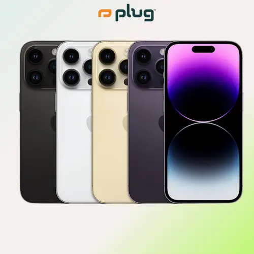 Refurbished iPhone 14 Pro Max (Unlocked) - Acceptable Condition with 1-Year Warranty by Plug