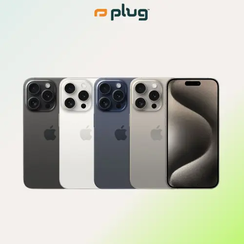 Refurbished iPhone 15 Pro (Unlocked) - Good Condition with 1-Year Warranty by Plug