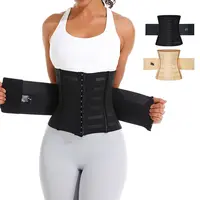 Women's Basic Polyester Compression Waist Trainer Corset - Shapewear with Cinched Waist, Tummy Control, Body Sculpting Compression, Gym-Friendly Body Shaping for Sports Fitness Gym Accessories