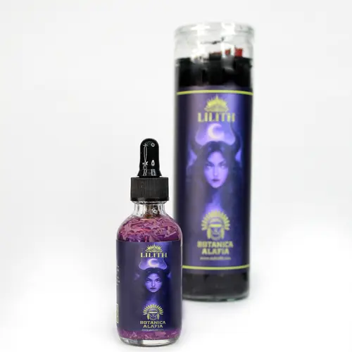 LILITH DUO 1.1 Handcrafted Glass Candle, Fragrance Aroma Home Decor Item with Premium Wick