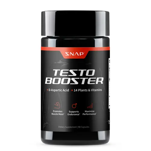 Snap - Testo Booster - Supports Men's Testosterone Production - 3rd party tested - 90 count