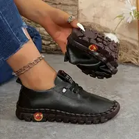 Women's Casual Lace-Up Plimsolls - Multi-Color Braid Fabric, Round Toe with Acrylic Crystal Accents, Cartoon Print, Ankle Slip-On Sneakers, All-Seasons Outdoor Comfortable Walking Shoes for Women, Casual Lifestyle Footwear,sohochic