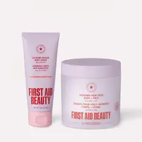 First Aid Beauty Ingrown TTS Exclusive Bump-Smoothing Duo: Hair Pads 60ct & KP Bump Eraser Body Scrub 2oz