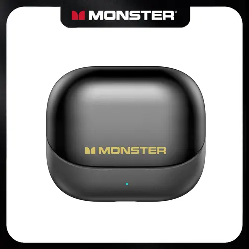 Monster Earbuds Wireless, Clip-On Bluetooth 6.0 Headphones with ENC Noise Cancelling, 165H Stereo Playtime, Waterproof Sweatproof Sport Headset for Gym, Travel, Fast Charging, Halloween Unique Mens Gifts - TikTokShopBackToSchool