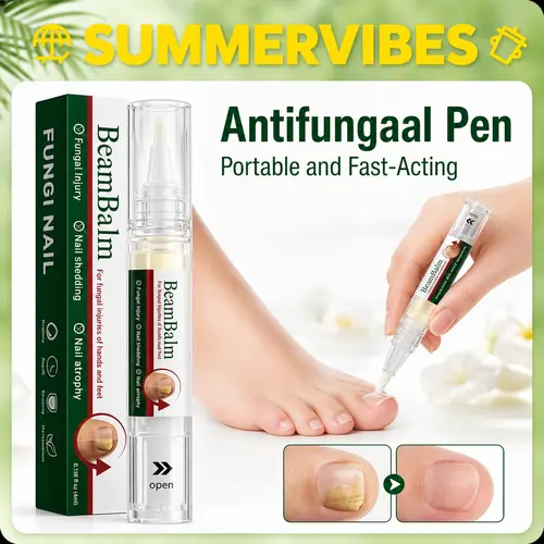 BeamBalm Extra Strength Unisex Toenail Fungus Treatment Pen - Triple Action Nail Care Solution, Anti-Fungal Therapy to Remove Fungus, Repair Hand & Foot Damaged Nails, Black Friday Deals, Boxed,sohochic