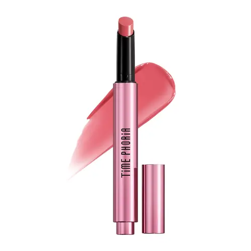 [TIMEPHORIA New Launch] Milkyway Melting Lipstick Balm | Warm Pinkish Coral, 5D Mirror Shine Glossy Finish, Lightweight Non-Greasy Texture, Nourish & Plump Lip, Hydration with Shea Butter &Hyaluronic Acid,sohochic
