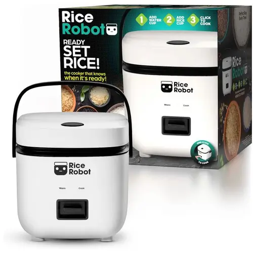 Rice Robot 1L Space Saving Ceramic Nonstick Rice Cooker