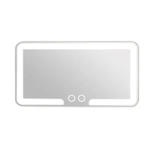 Car LED Makeup Mirror, Rechargeable Car Sun Visor Mirror, Dimmable Touchscreen Auto Vanity Mirror, Car Interior Accessories,car decor,boujee car accessories Led Car Ambient Light