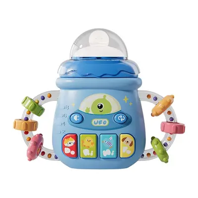Baby Bottle Musical Learning Play Toy, Infant Teething Light-Up Music & Rattle Toy, Toddler Sound Machine, Ideal Gift