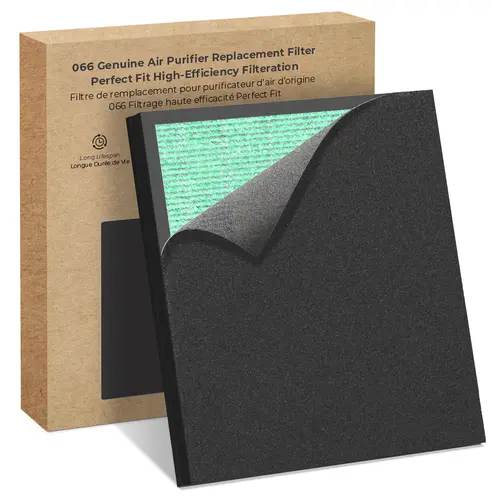 MORENTO Genuine HEPA Air Purifier Replacement Filter for MR066 - Pet-Friendly, Washable, Eco-Friendly, Energy-Efficient, Maximum Filtration, Longer Service Life, Captures 99.97% Air Pollutants, Odor & Smoke