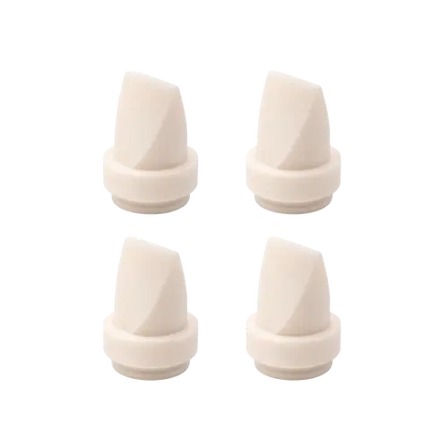 eufy Security Original Duckbill Valves (4-Pack) for Wearable Breast Pump E10/E20/S1/S1 Pro, Leak-Proof and Dust-Proof Breast Pump Replacement Parts, Breastfeeding Supplies, Pump Accessories,sohochic