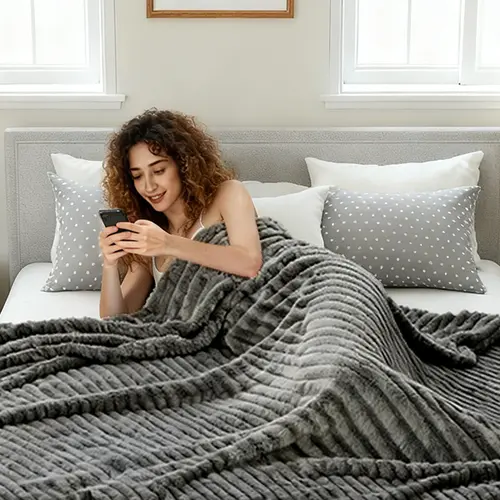 Ultra-Soft Blanket Modern Luxury Living Room Sofa Throw Winter Warmth Thickened Leisure Blanket,tiktokshopmemorialday