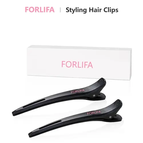 Professional Duck-Billed Hair Clips for Styling Sectioning - Non-Slip, No-Trace with Silicone Band, for Hairdressers (Home DIY, Daily Use, Face Cleansing, Long or Short Hair), Christmas Summervibes, Engagement