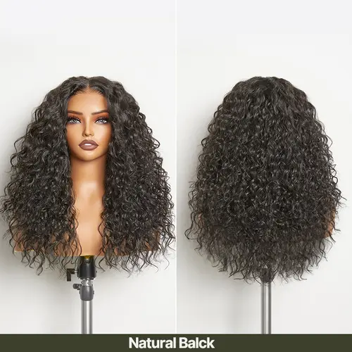 [Special Deal] Frodio Veralux™ Blend Human Hair Curly Wig Middle Part Pre-Cut Lace | Ready To Wear #summervibes