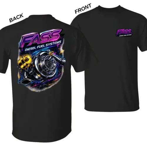 Men's Neon Turbocharger Graphic T-Shirt - Fitted Short-Sleeve Top, Trendy Tee, Unisex Streetwear Tops for Car & Truck Enthusiasts, Men's Graphic Tees,sohochic