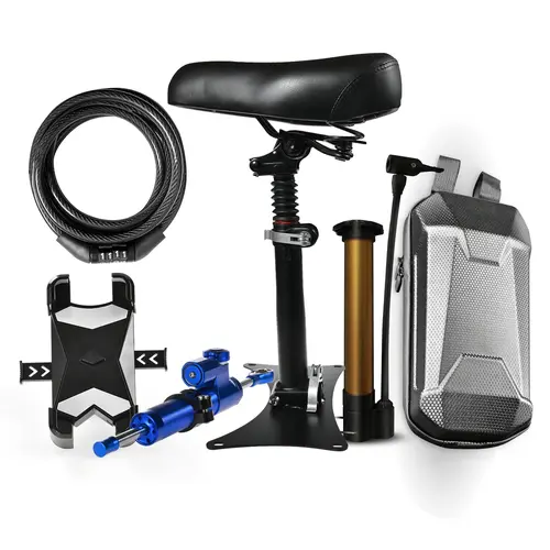 REDDYDY RD2 Accessory Bundle Inflator Password Lock Front Bag Phone Holder Dampener Seat for Enhanced Functionality